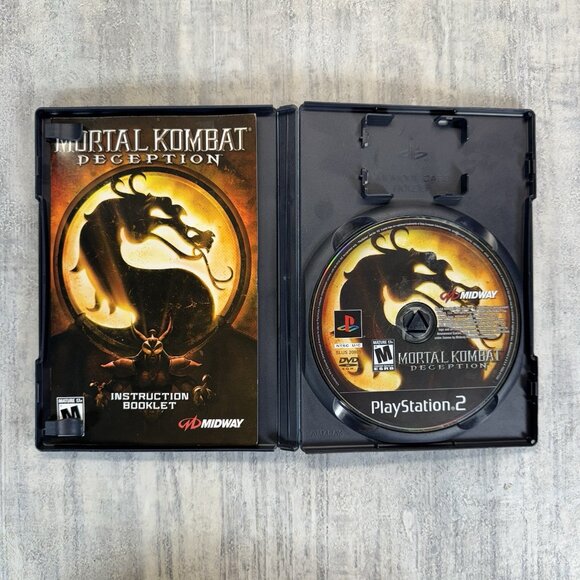 Mortal Kombat Deception (Sony PlayStation 2 PS2, 2004) CIB TESTED - Picture 4 of 5